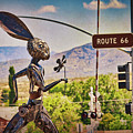 Jack rabbit art in Kingman Arizona, on Route 66 Photograph by Tatiana Travelways Jack rabbit art in Kingman Arizona, on Route 66 Photograph by Tatiana Travelways