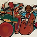 Jazz Ensemble IV custom Mixed Media by Bill Manson Jazz Ensemble IV custom Mixed Media by Bill Manson