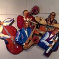 Jazz Ensemble V-custom Painting by Bill Manson Jazz Ensemble V-custom Painting by Bill Manson
