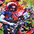 Jerry Garcia - Grateful Dead - Original Painting Print Painting by Ryan Rock Artist Jerry Garcia - Grateful Dead - Original Painting Print Painting by Ryan Rock Artist