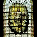 Jesus Ascension Stain-Glass  by Tim Mattox