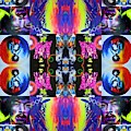 Jimi Kaleidoscope III Black Edging by Christian Chapman Art Jimi Kaleidoscope III Black Edging by Christian Chapman Art