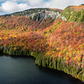 Jobs Pond Fall Foliage - Westmore, Vermont - October 2024 by John Rowe