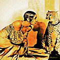 Josephine Baker and Chiquita the Cheetah Number 2 by Aberjhani