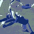 Josh Allen leap Painting by Jack Bunds Josh Allen leap Painting by Jack Bunds