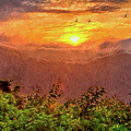 Journey at Sunrise ap Painting by Dan Carmichael Journey at Sunrise ap Painting by Dan Carmichael