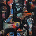 Joy Of Man Painting by Peter Sibeko 1940-2013 Joy Of Man Painting by Peter Sibeko 1940-2013