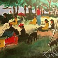 Juneteenth Painting by Angie ONeal Juneteenth Painting by Angie ONeal