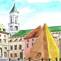 Karlsruhe Pyramid Painting by Tracy Hutchinson Karlsruhe Pyramid Painting by Tracy Hutchinson