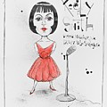 Keely Smith Drawing by Phil Mckenney Keely Smith Drawing by Phil Mckenney