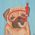 Keeping Your Head Above Water Painting by Anita Hummel Keeping Your Head Above Water Painting by Anita Hummel