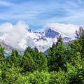 Kenai Fjords Snowy Mountains by Jennifer White
