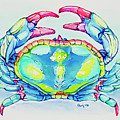 Key West Crab 2021 Painting by Shelly Tschupp Key West Crab 2021 Painting by Shelly Tschupp