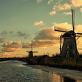 Kinderdijk. Down the river. by Edward Galagan