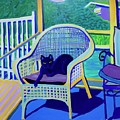 King Louis in the Screened Porch by Debra Bretton Robinson King Louis in the Screened Porch by Debra Bretton Robinson