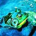 King of the Pond Mixed Media by Christopher Reed King of the Pond Mixed Media by Christopher Reed