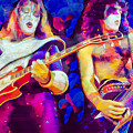 Kiss Rock Band Ace Frehley Paul Stanley Art I Stole Your Love Mixed Media by The Rocker Chic Kiss Rock Band Ace Frehley Paul Stanley Art I Stole Your Love Mixed Media by The Rocker Chic