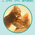 Kitty Love Mixed Media by Moira Law Kitty Love Mixed Media by Moira Law