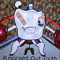 Knocked Out Tooth Painting by Anthony Falbo Knocked Out Tooth Painting by Anthony Falbo