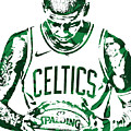 Kyrie Irving Boston Celtics Pixel Art 5 by Joe Hamilton Kyrie Irving Boston Celtics Pixel Art 5 by Joe Hamilton