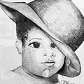 Lady Drawing by Angie ONeal Lady Drawing by Angie ONeal