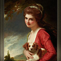 Lady Hamilton as Nature by George Romney Old Masters Reproduction Painting by Rolando Burbon Lady Hamilton as Nature by George Romney Old Masters Reproduction Painting by Rolando Burbon