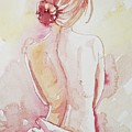 Lady in Pink Painting by Luisa Millicent Lady in Pink Painting by Luisa Millicent