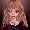 Lady in Red by Artful Oasis