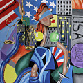 Lady Justice Painting by Anthony Falbo Lady Justice Painting by Anthony Falbo