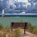 Lake Michigan Storm IMG_2578 Photograph by Michael Thomas Lake Michigan Storm IMG_2578 Photograph by Michael Thomas