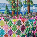 Lake Tahoe Pines Painting by Diane Phalen Lake Tahoe Pines Painting by Diane Phalen
