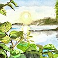 Lake Winyah Painting by Bryan Brouwer Lake Winyah Painting by Bryan Brouwer