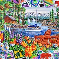 Lakeside Retreat Painting by Diane Phalen Lakeside Retreat Painting by Diane Phalen