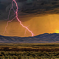 Landscape USA Artistic Lightning Photograph by Chuck Kuhn Landscape USA Artistic Lightning Photograph by Chuck Kuhn