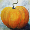 Large Orange Pumpkin by Iris Richardson