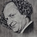 Larry Fine Of The Three Stooges - Where's Your Dignity? Drawing by Sean Connolly Larry Fine Of The Three Stooges - Where's Your Dignity? Drawing by Sean Connolly