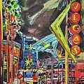 Las Vegas Painting by Try Cheatham Las Vegas Painting by Try Cheatham