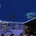 Last Chistmas Conspiracy at the Blue Goose Digital Art by Les Herman Last Chistmas Conspiracy at the Blue Goose Digital Art by Les Herman