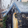 Last Roses of Autumn Painting by Merana Cadorette Last Roses of Autumn Painting by Merana Cadorette