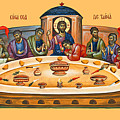 Last Supper in Orange Photograph by Munir Alawi