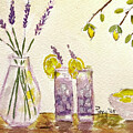 Lavender and Lemon Cocktails by Roxy Rich