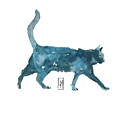 Le Chat et Bue Painting by Luisa Millicent Le Chat et Bue Painting by Luisa Millicent