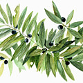 Leaves and Berries Painting by Laurie Rohner Leaves and Berries Painting by Laurie Rohner