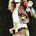 Led Zeppelin Robert Plant Art Ramble One Mixed Media by The Rocker Chic Led Zeppelin Robert Plant Art Ramble One Mixed Media by The Rocker Chic