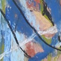 Left Hand Abstracts Series #1 Left Diptych Pastel by Barbara O'Toole Left Hand Abstracts Series #1 Left Diptych Pastel by Barbara O'Toole