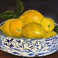 Lemons - A Still Life Painting by Debora Sanders Lemons - A Still Life Painting by Debora Sanders