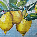 Lemons Painting by Roxy Rich Lemons Painting by Roxy Rich