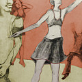Let's Dance Mixed Media by PJ Kirk Let's Dance Mixed Media by PJ Kirk