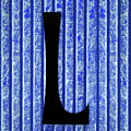 Letter L - On Blues by Nikolyn McDonald