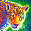 Light in the Rainforest - Jaguar Painting by Rebecca Wang Light in the Rainforest - Jaguar Painting by Rebecca Wang